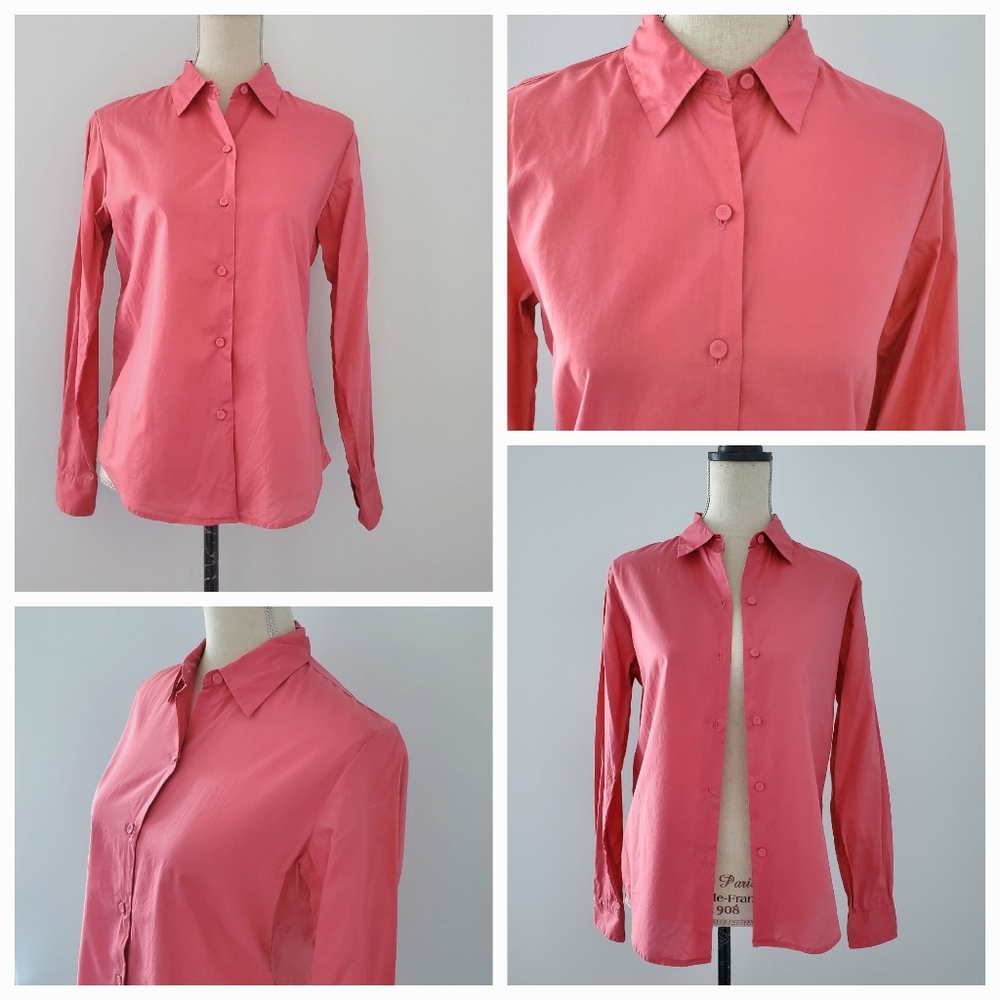 EUC Brooks Brothers Button Down Shirt Top Blouse Pink Size Small Like New